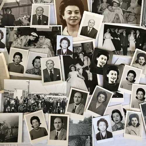 Set of old photos used