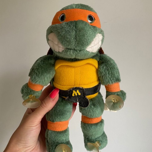 Teenage Mutant Ninja Turtles Michelangelo plush toy 1989 used