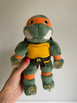 Teenage Mutant Ninja Turtles Michelangelo plush toy 1989 used