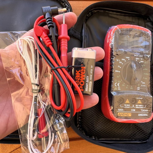 Aneng Digital Multimeter new, complete set with battery and case