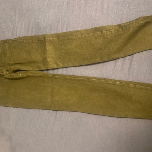 Zara khaki low-rise jeans size 36