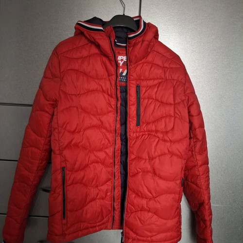 Superdry men's jacket red like new, size S