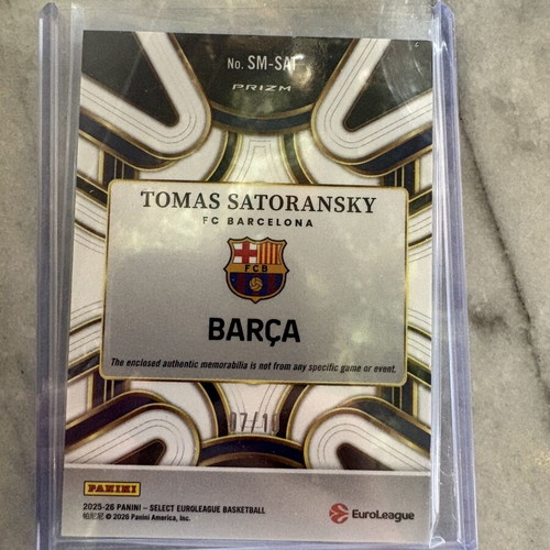 Tomas Satoransky Gold 07/10 Patch New