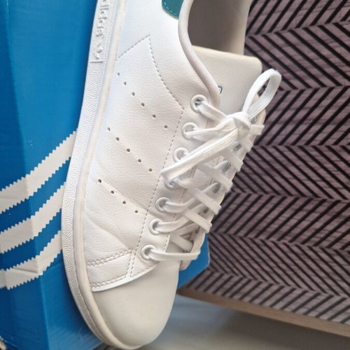 Adidas Stan Smith sneakers like new, size 39 1/3, white with petrol details