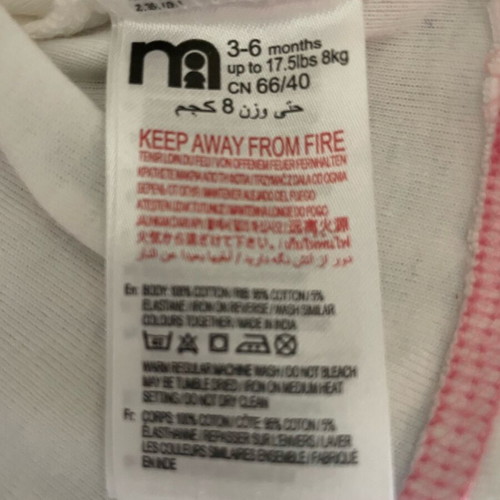 Mothercare baby girl pyjamas