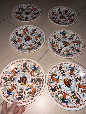 Set of 6 Chinese vintage plates like new