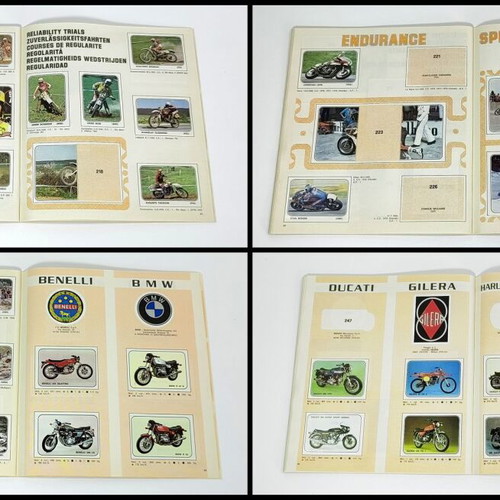 Panini Moto Sport 1979 Sticker Album like new, incomplete