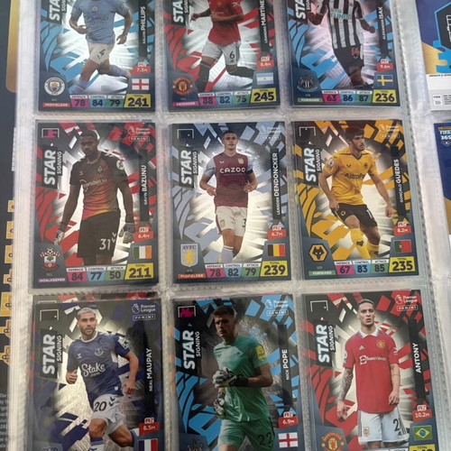 Panini Adrenalyn 2023 football cards, set of 433