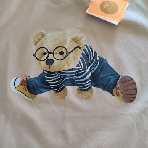 T-shirt Macron new, beige, women's sizes L and XL