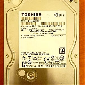 HDD Toshiba 500GB 3,5" - 7200 RPM