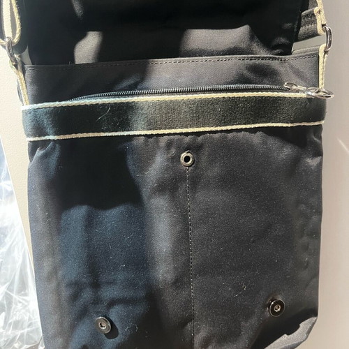 Lacoste crossbody bag like new, black and grey unisex