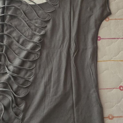 Rock star blouse Aggressive like new, size L, black and gray