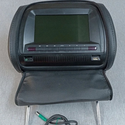 Headrests 2 used functional, perfect leather with USB and pin
