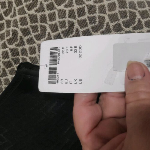 Passionata bra EU 70F new with tags black