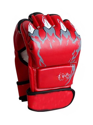 Къси боксови ръкавици нови с защита на китката и дишащ дизайн