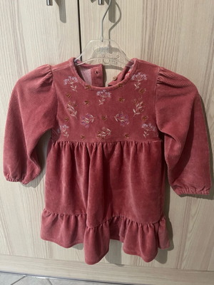 Energiers φόρεμα κοτλέ σκούρο ροζ σαν καινούργιο για 2-3 ετών