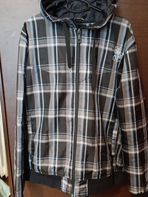 Billabong jacket XL like new, waterproof and windproof, black-blue