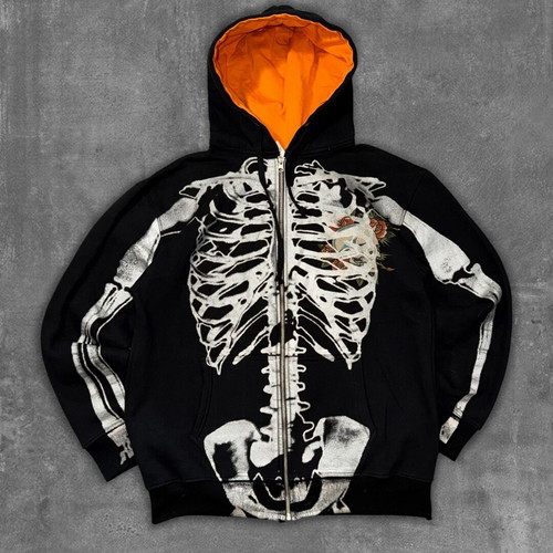 Ed Hardy Zip-Up jacket like new, size L fitting M