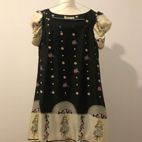 Baloon mini dress polyester soft, lightweight, new