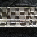 Glass serving tray like new