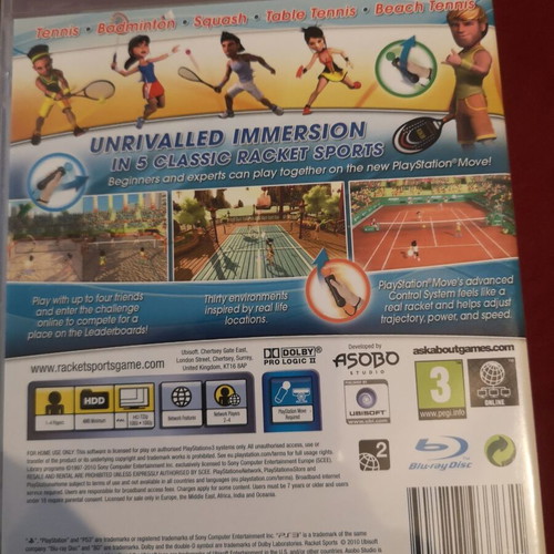 Racket Sports PS3 used