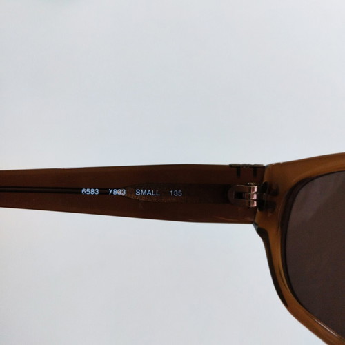 Yves Saint Laurent vintage retro sunglasses small brown Y803