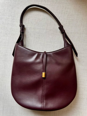Zara shoulder bag aubergine like new