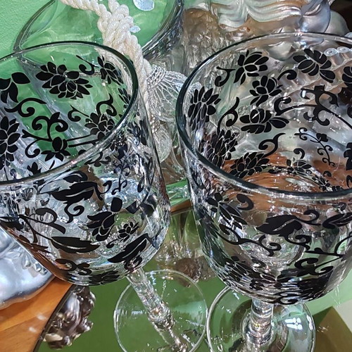 Pair of new elegant collector's candlesticks Austria