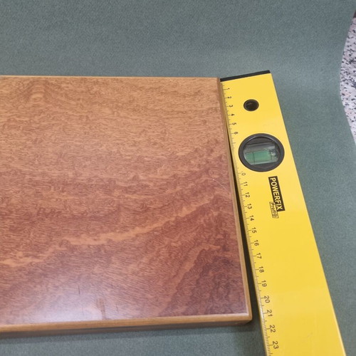 Cigar humidifier box used, wood 20x24cm