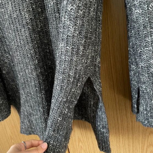 ToiMoi pullover like new, gray with white spots, size M
