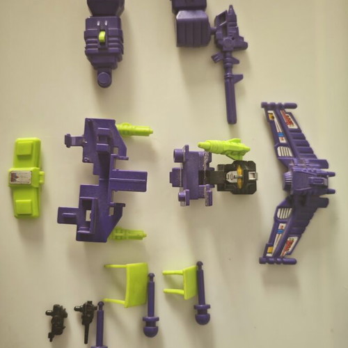 Transformers G1 Devastator Decepticons parts used