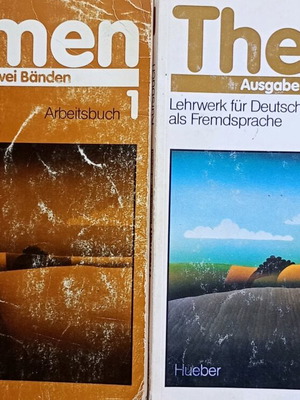Themen pack of 2 old German language learning books used