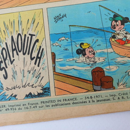 Le Journal de Mickey used comic 1971 large format
