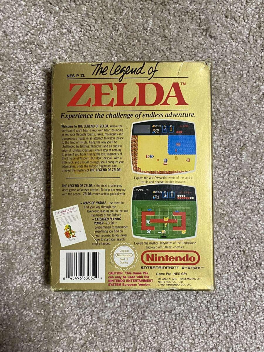 The Legend of Zelda Nintendo NES used… - € 248,00 - Vendora.cy