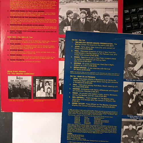 Beatles records like new, pack of 2 with interviews only