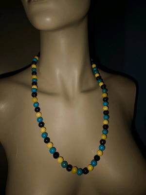 Colorful necklace with beads like new