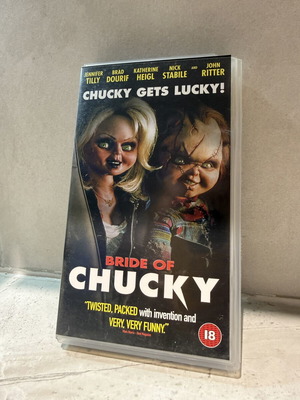 Bride of Chucky VHS tape like new, horror thriller