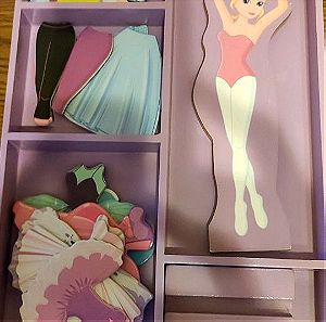 Magnet box ballerina dress-up