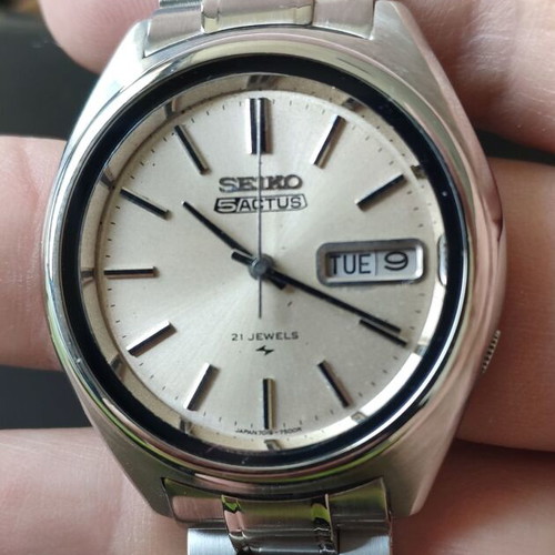 Seiko 5 Actus 1973 Automatic 34mm Watch, Like New, Serviced