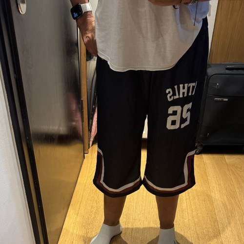 Basketball varsity shorts ATHLS 26 black, unisex