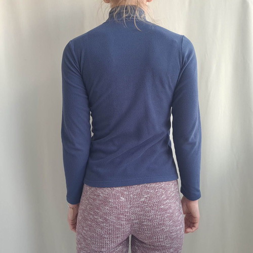 Kari Traa women's sports fleece size XS blue used thermal blouse