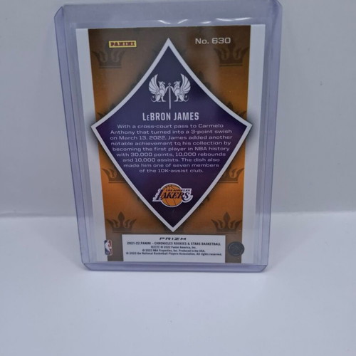 Lebron James 2021-22 Chronicles Rookies and Stars Crusade card like new #630