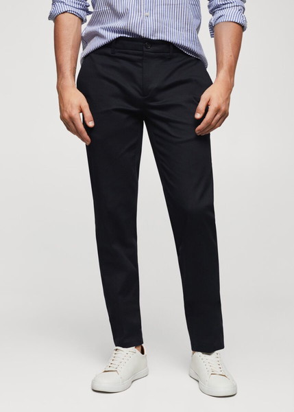 Παντελόνι τσίνο slim fit μπλε μέγεθος 32 (42)