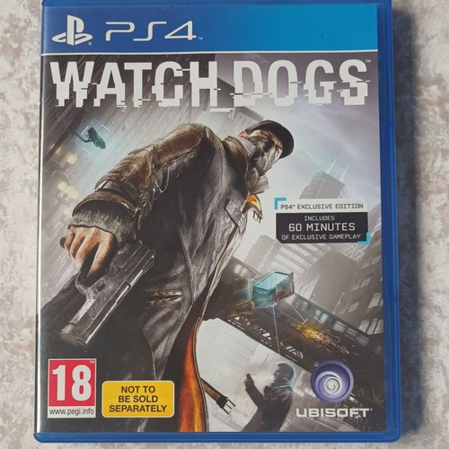 Watch Dogs PlayStation 4 game used, action adventure