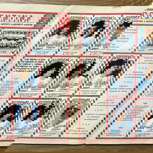 Άλμπουμ ESPANA 82 μεταχειρισμένο, 100% συμπληρωμένο