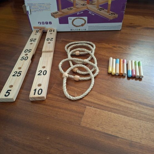 Eichhorn Wooden Ring Toss Game like new