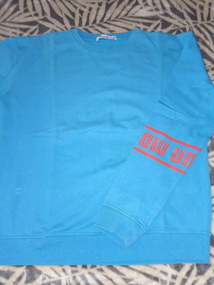 Pink Woman sweatshirt like new, light blue, size XS