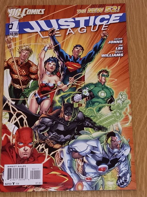 Justice League (2011) #1 comic like new