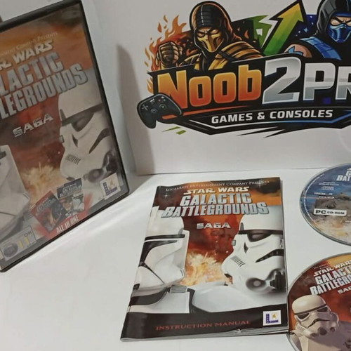 Star Wars Galactic Battlegrounds Saga PC used game