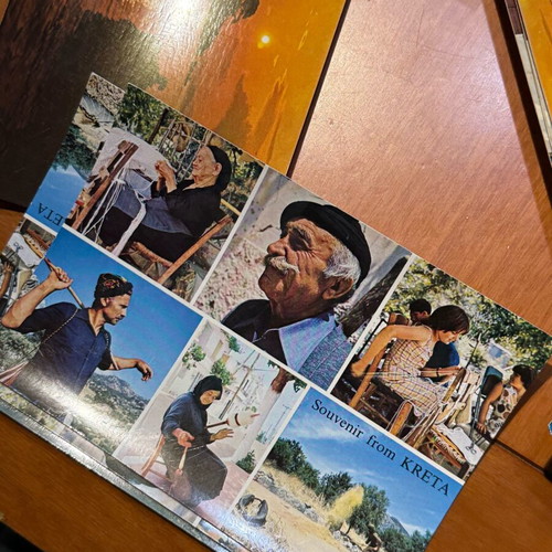 Vintage Crete postcards used, collection of 67 pieces from the 90s